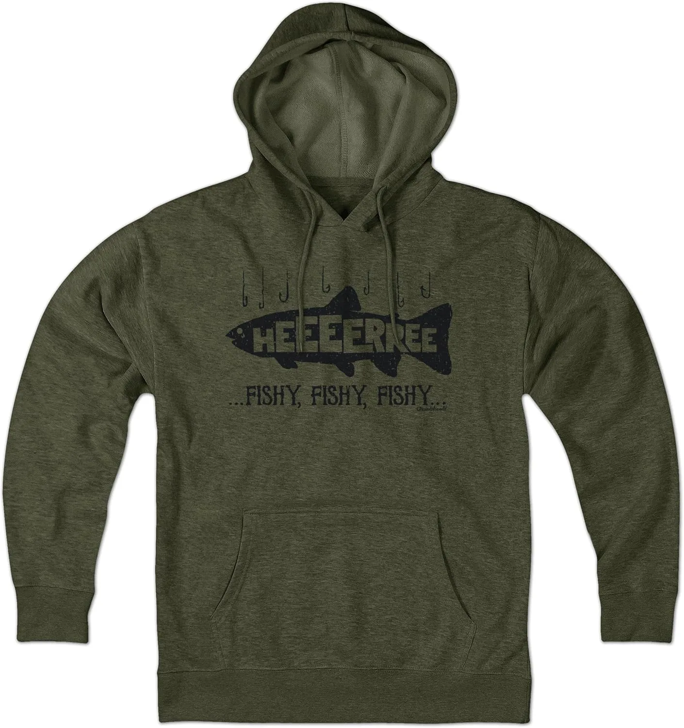 

Chowdaheadz Here... Fishy Fishy Fishy Hoodie — худи унисекс из мягкого хлопкового микса