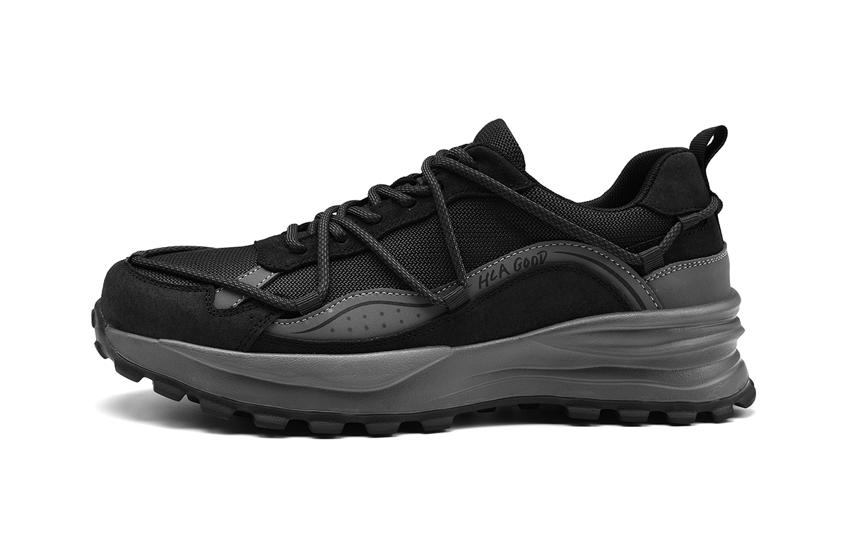 

HLA Модные универсальные дышащие сетчатые повседневные кроссовки с эффектом увеличения роста износостойкие спортивные мужские сандалии, цвет Sand