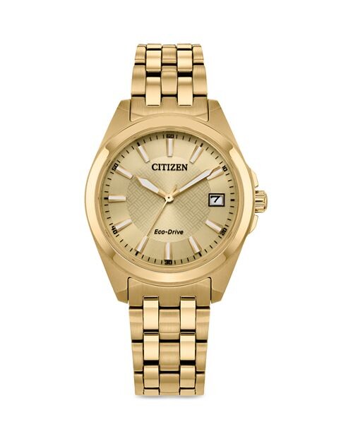 

Часы Eco Classic из нержавеющей стали золотистого цвета, 33,5 мм Citizen, цвет Gold