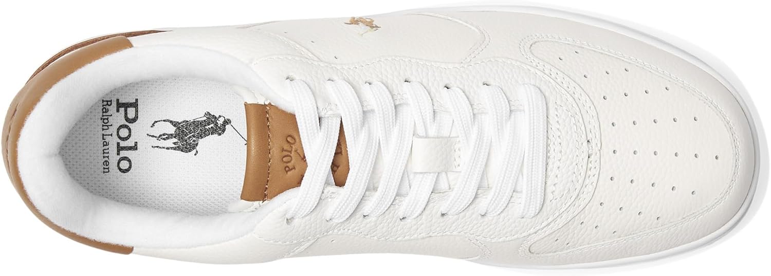 POLO RALPH LAUREN Masters CRT, Deckwash White/Tan Multi Pp — фото 2