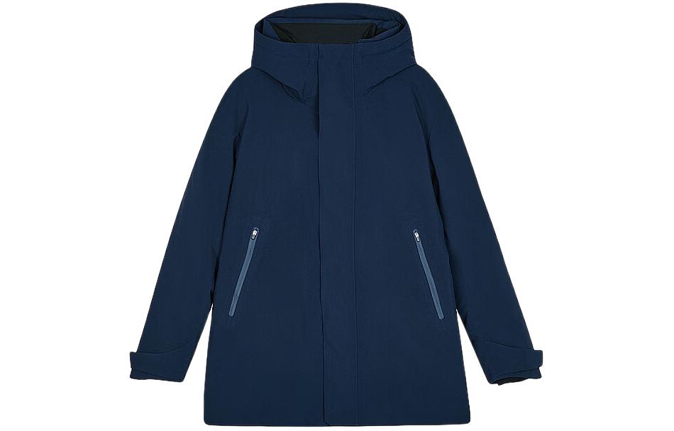 

Skechers Мужская тёмно-синяя чёрная пуховая куртка, Dark Blue Black/0029