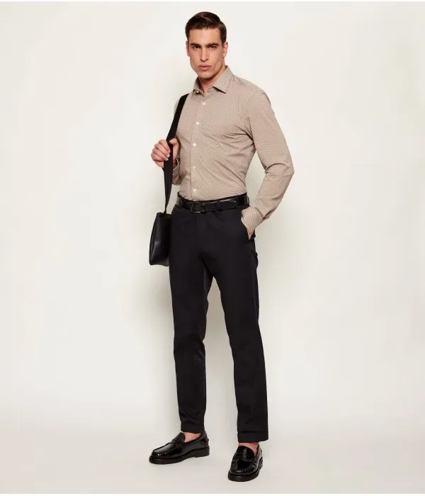 Футболка P-HANK-K-261 slim fit Boss, бежевый — фото 2