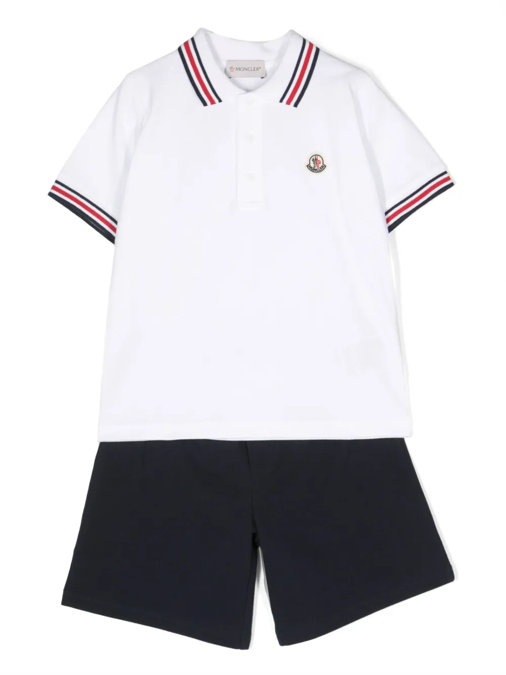

Спортивный костюм с логотипом Moncler Enfant, белый