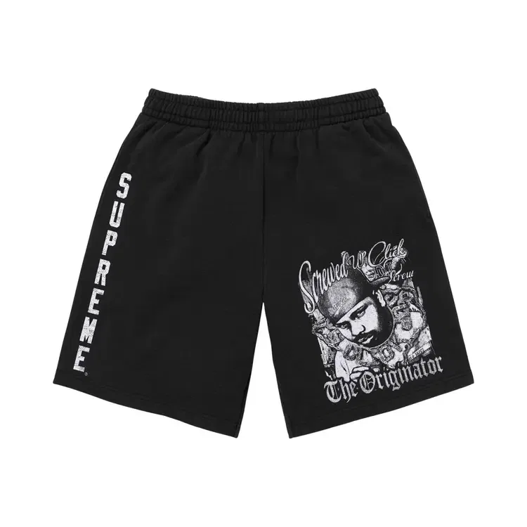 Спортивные шорты Supreme x Dj Screw, черный