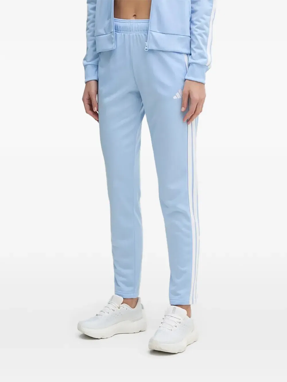 Спортивный костюм с логотипом (комплект из двух штук) Adidas, синий — фото 4