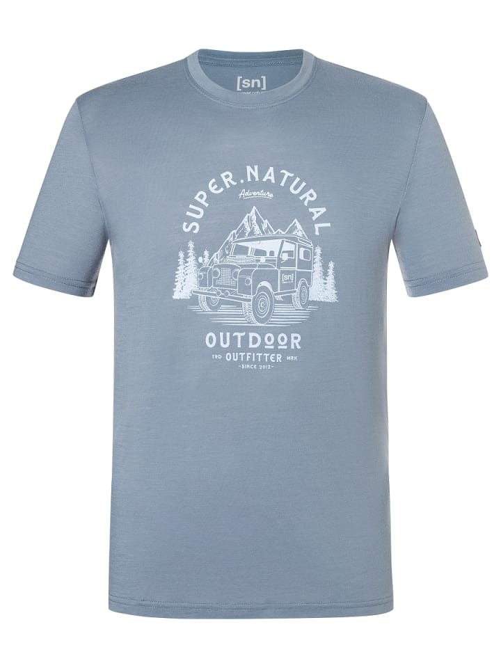 

Функциональная рубашка super.natural, цвет grau-blau