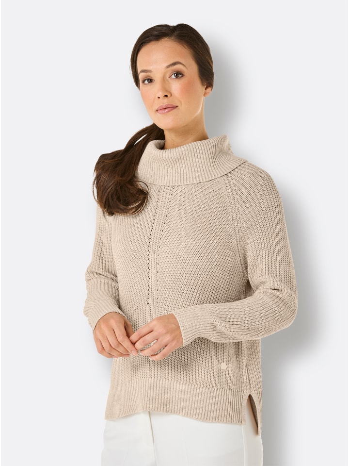 

водолазка бежево-шампань меланжевого цвета creation L