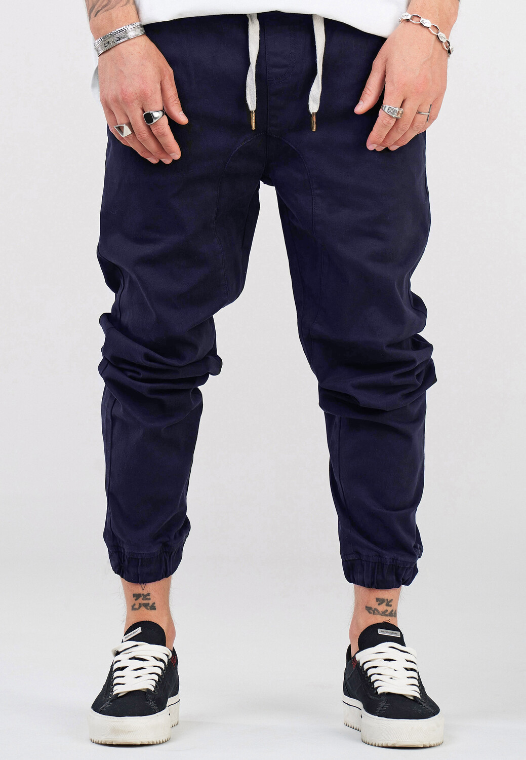 

Тканевые брюки SOUL STAR Chino Jogger MPNOWRA Jogger Jeans Stoff, темно синий