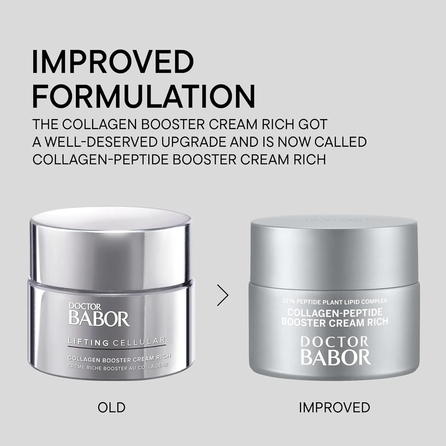 BABOR Luxury Face Routine - Collagen Peptide Booster Cream Rich - Refining Enzyme & Vitamin C Cleanser - Hydrate Skin & Strain Colour - 1.69 oz / 2.82 oz — фото 2