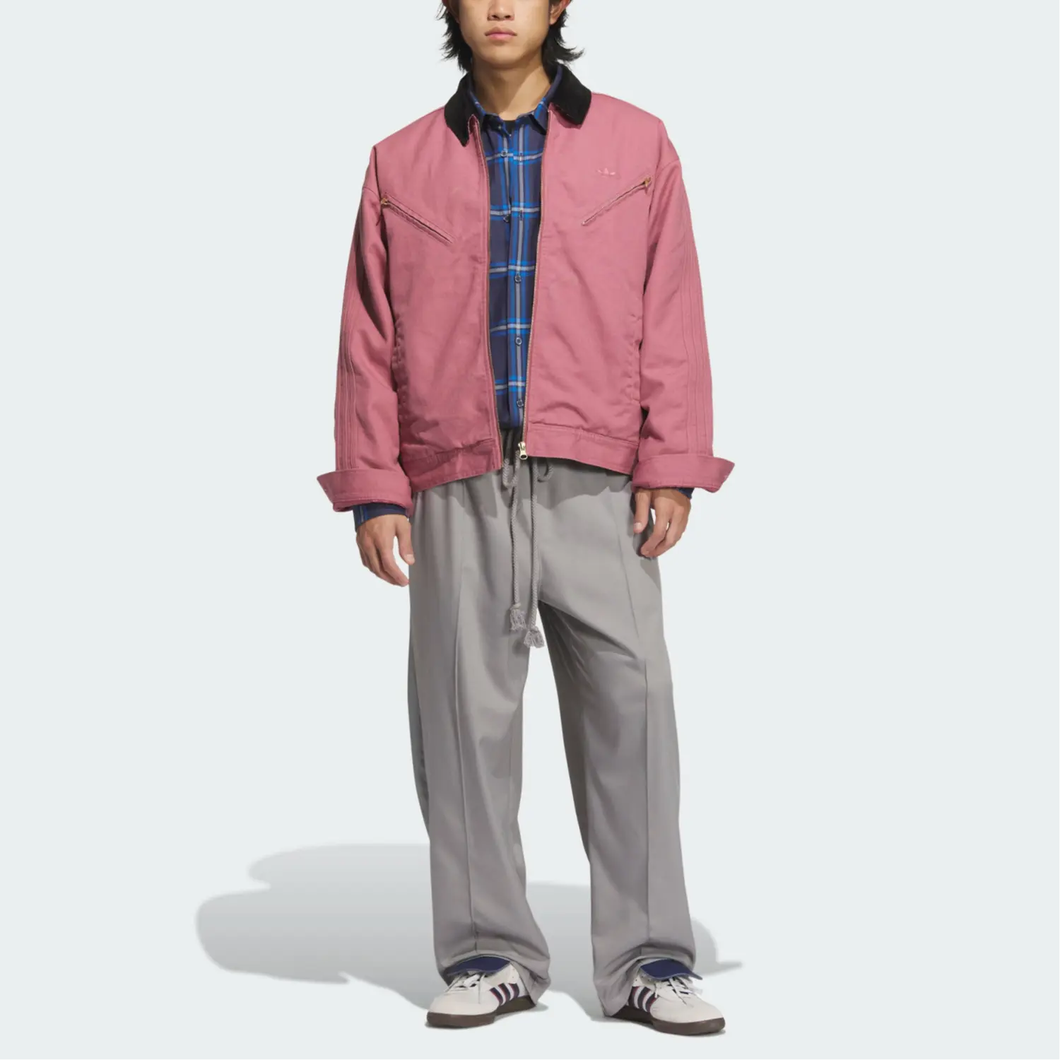 Пуховик Adidas Originals Унисекс Винтажный Красный/Золотой — фото 4