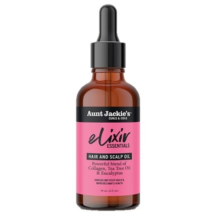 

Масло для волос и кожи головы Elixir Essentials с коллагеном, маслом чайного дерева и эвкалиптом 2 унции Aunt Jackie's