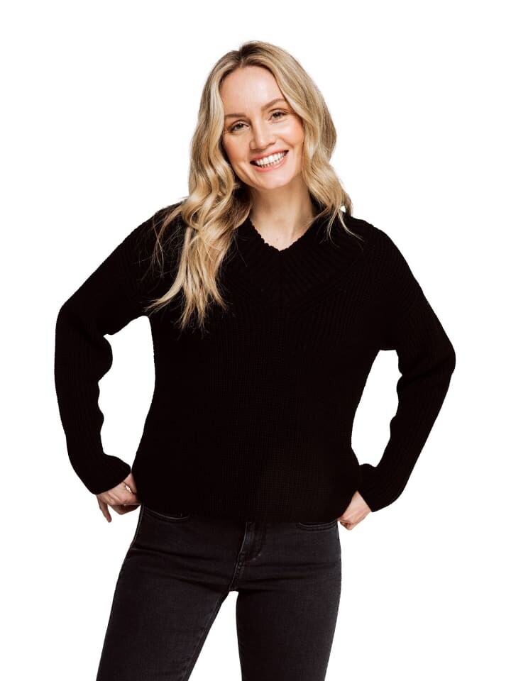 

Тканевые брюки ZHRILL Damen Pullover PHILINA, черный