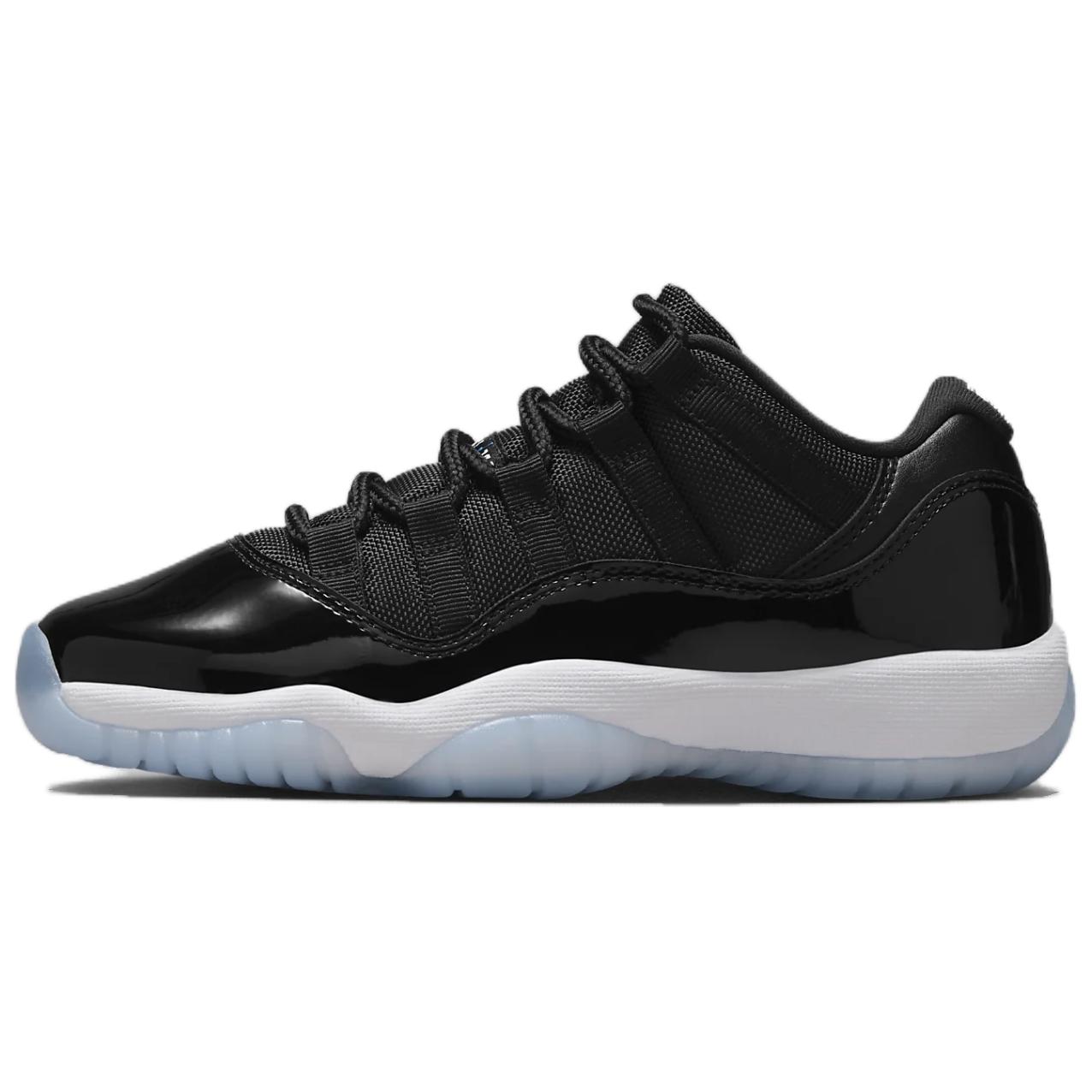 

Кроссовки 11 Retro Low GS 'Space Jam' Jordan, черный/белый