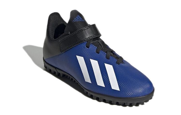 X 19.4 Детские футбольные бутсы Детские низкие синие/черные Adidas — фото 3