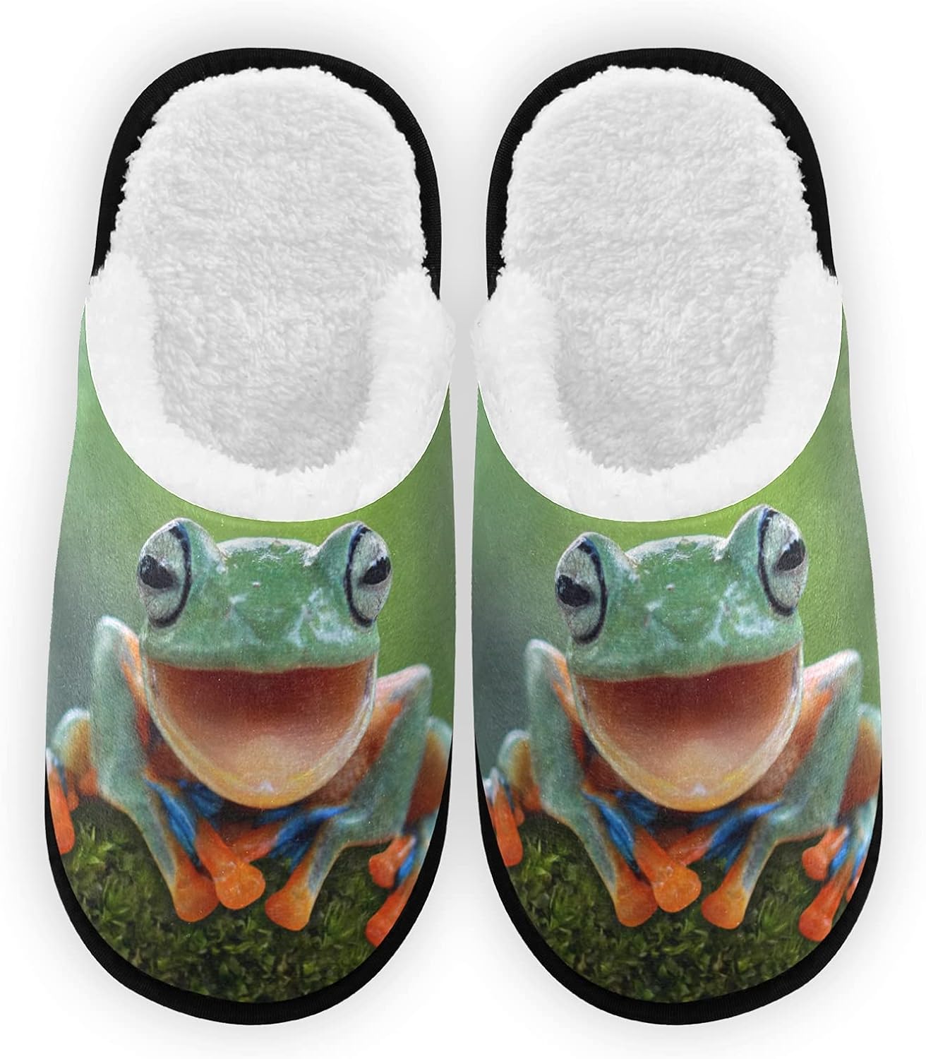 

Тапочки Umidedor мягкие, нескользящие, для дома, спальни, отеля, путешествий и спа, Tree Frog