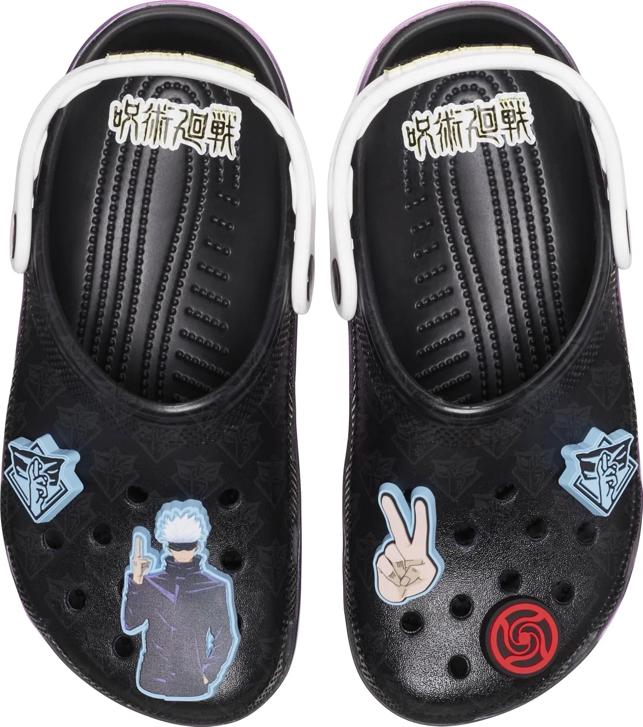 Кроксы Unisex Adult Jujutsu Kaisen Classic Clogs Crocs, 2-Black — фото 4