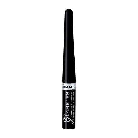 Подводка для глаз 001 Black Glamour, 3,5 мл Rimmel, Glam Eyes Professional — фото 2