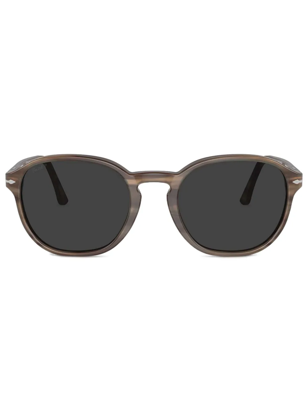 

Солнцезащитные очки в круглой оправе Persol, коричневый