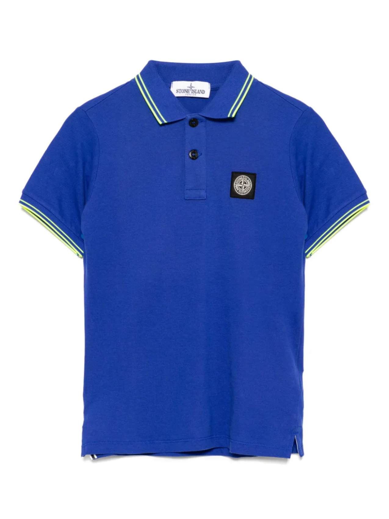 

Рубашка поло с логотипом Stone Island Junior, синий