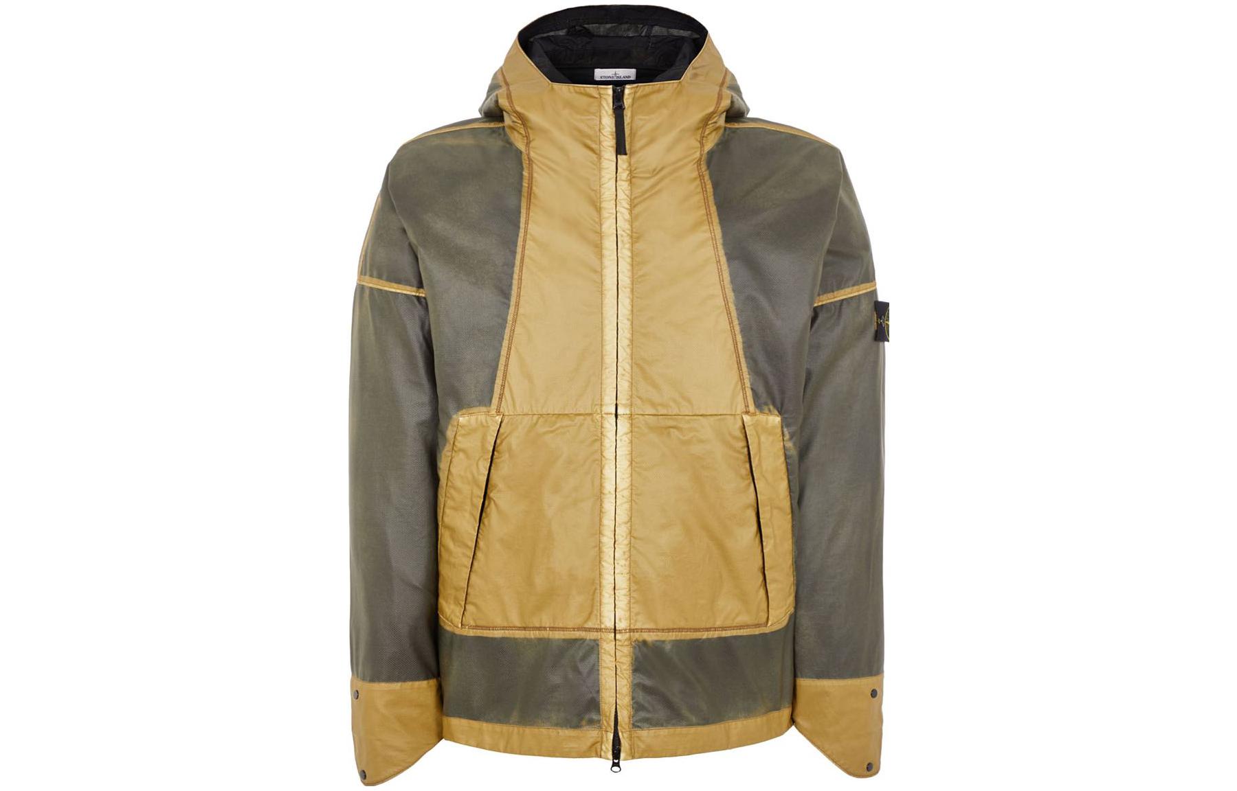 

STONE ISLAND Куртка мужская с ручным напылением, Bark Color