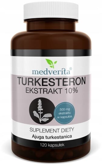 

Medverita, Экстракт туркестерона 500 мг, 120 капсул.