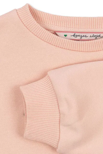 Блуза детская двусторонняя Lou Terry Sweat Shirt Konges Sløjd, розовый — фото 3
