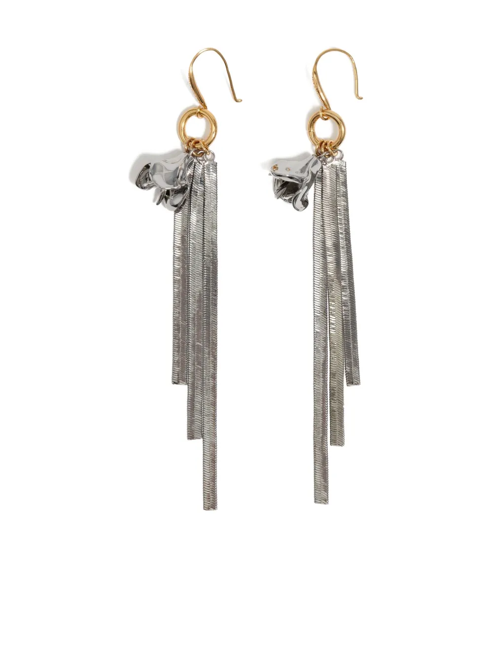 

Серьги с кисточками из латуни Bimba y Lola, серебряный