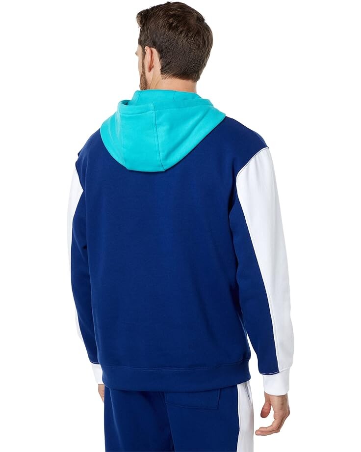 

Худи Nautica Sustainably Crafted Reissue Color-Block Logo Hoodie, цвет Blue Depths