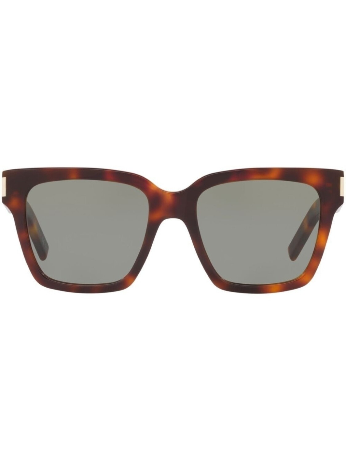 

Солнцезащитные очки в квадратной оправе Saint Laurent Eyewear, коричневый