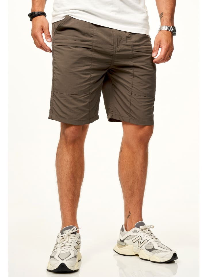 

Треккинговые шорты из 100% нейлона - Легкие треккинговые шорты для мужчин кофейного цвета. SOULSTAR