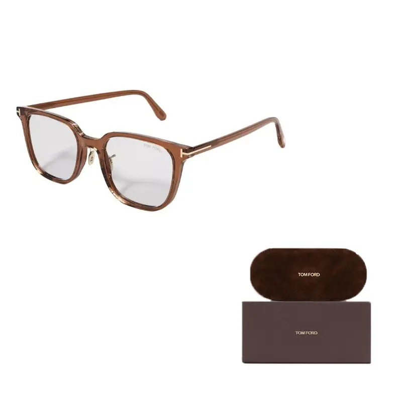 

TOM FORD Квадратная оправа для очков унисекс черная, Brown