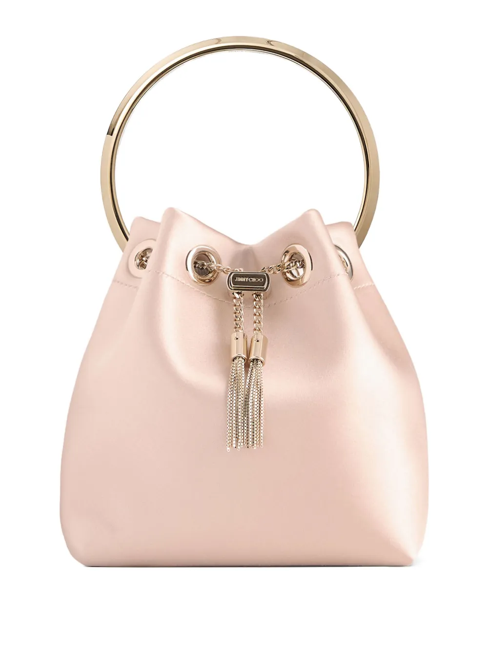 

Сумка-ведро Bon Bon с круглой ручкой JIMMY CHOO, розовый