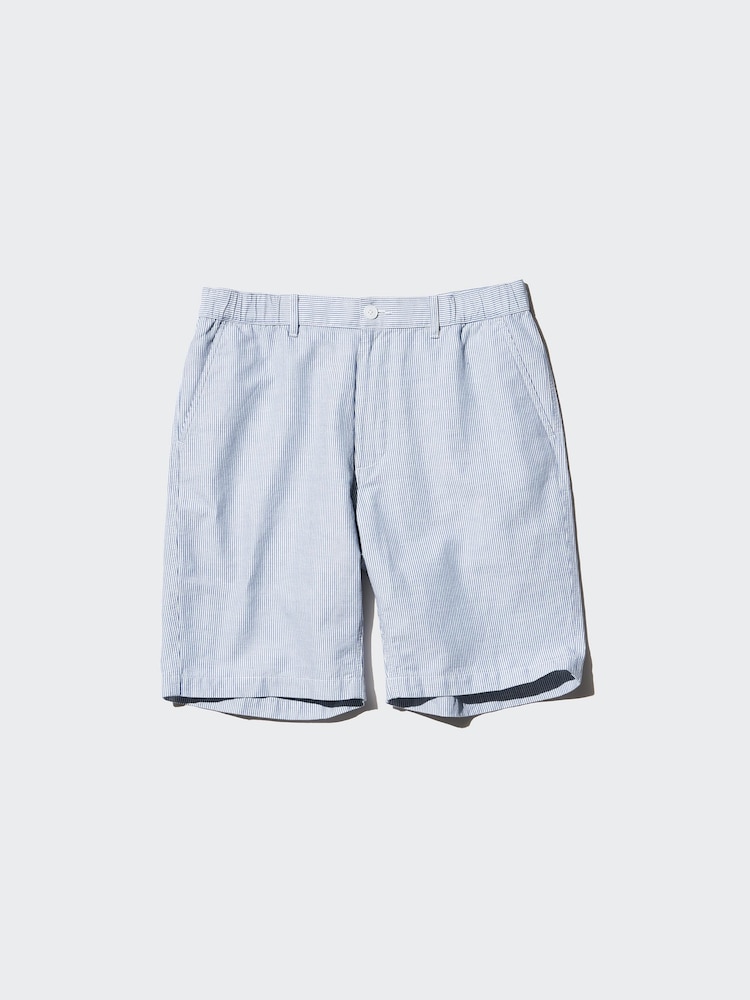 

Шорты из льна в полоску Uniqlo, цвет 63 синий