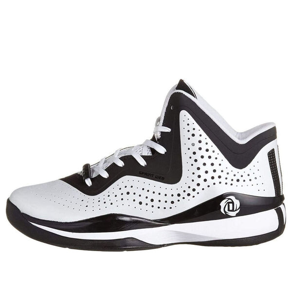 

Кроссовки d rose 773 iii 'white black' Adidas, белый