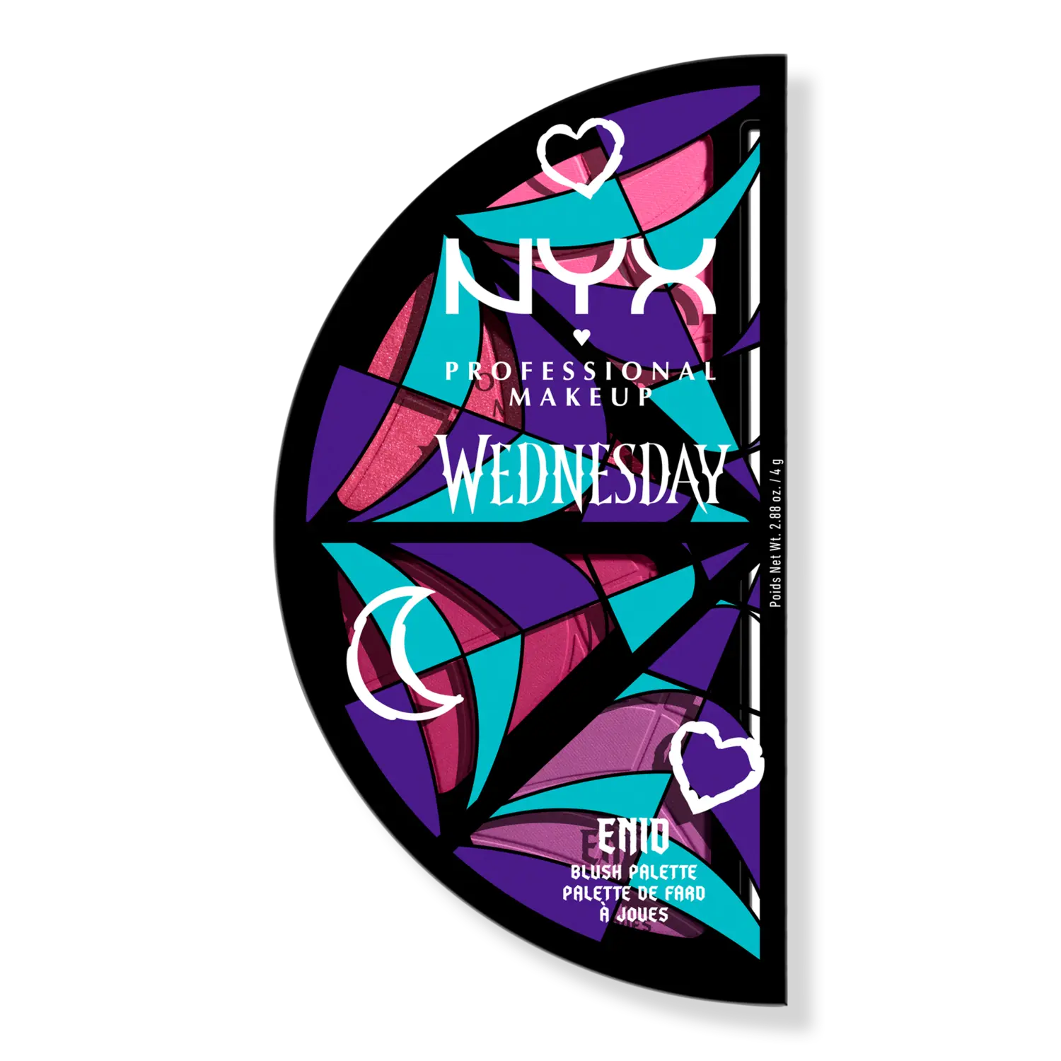 

Румяна Limited Edition Wednesday Stained Glass Blush Palette NYX Professional Makeup