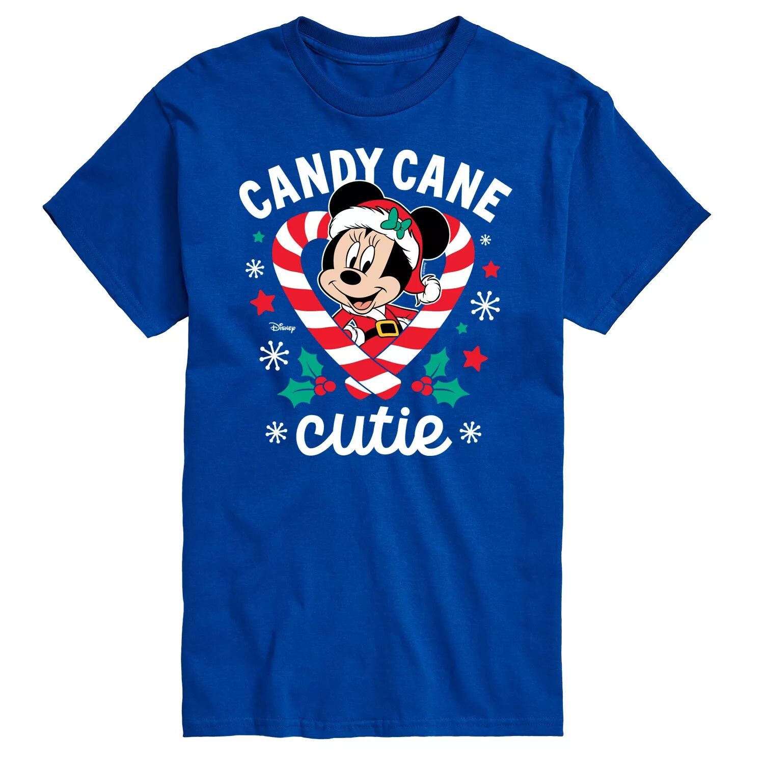 

Футболка's Big & Tall Minnie Candy Cane Cutie с рисунком Disney, синий