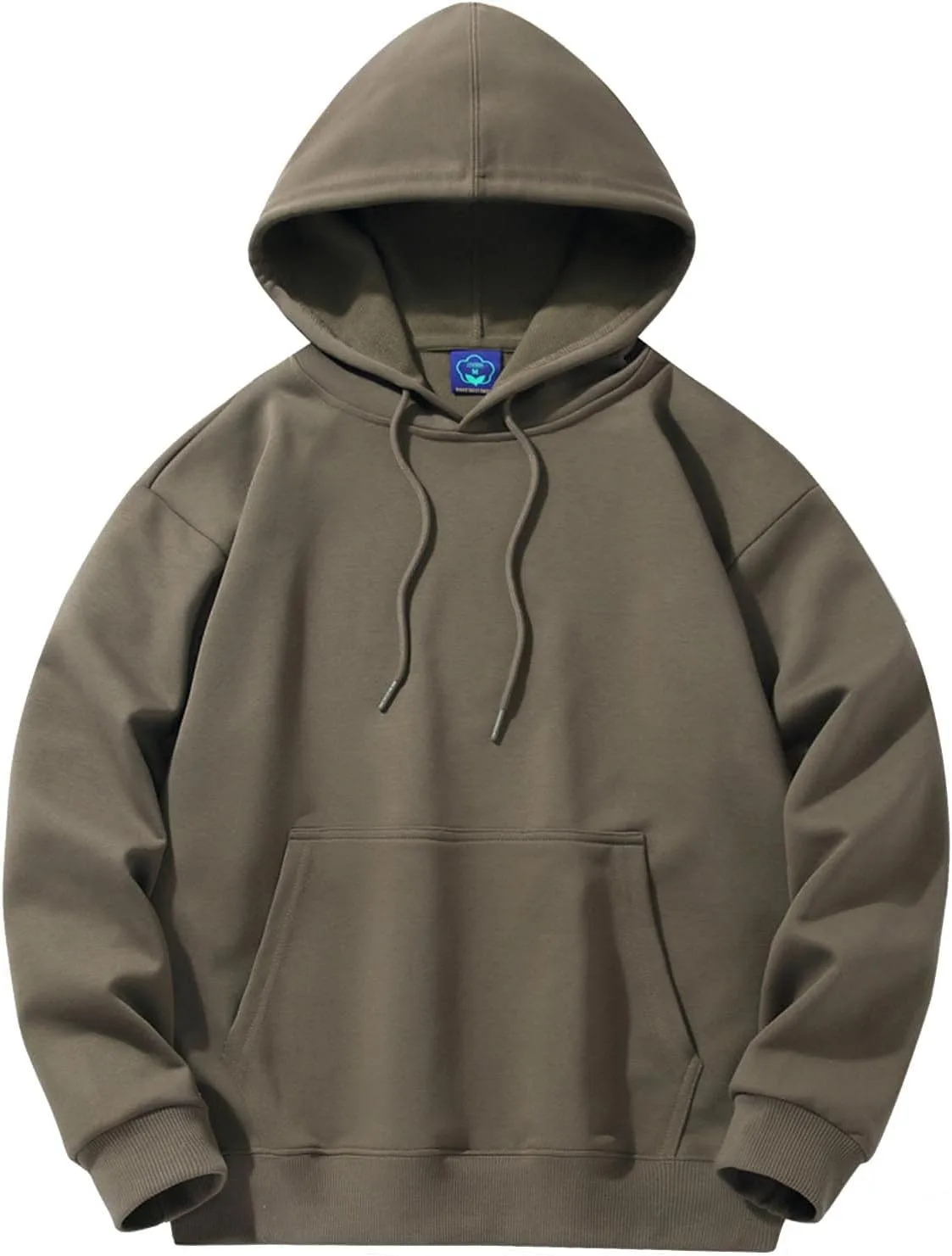 

Ymosrh мужской худи с капюшоном, длинный рукав, однотонный, размеры L-3XL