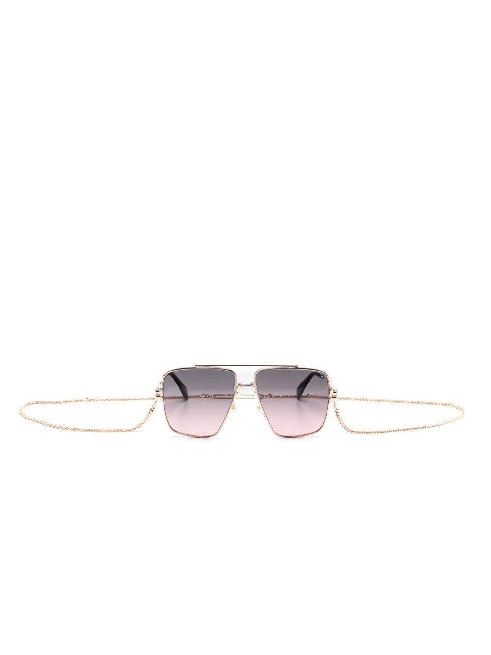 

Солнцезащитные очки-пилоты с эффектом градиента Marc Jacobs Eyewear, золотой