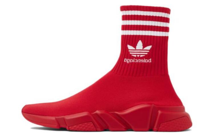 Кроссовки женские Adidas x Balenciaga, красный — фото 4