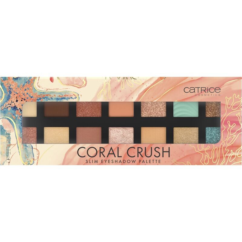 

Палетка теней Coral Crush Slim 030 Under the Sea Catrice, 10,6 g