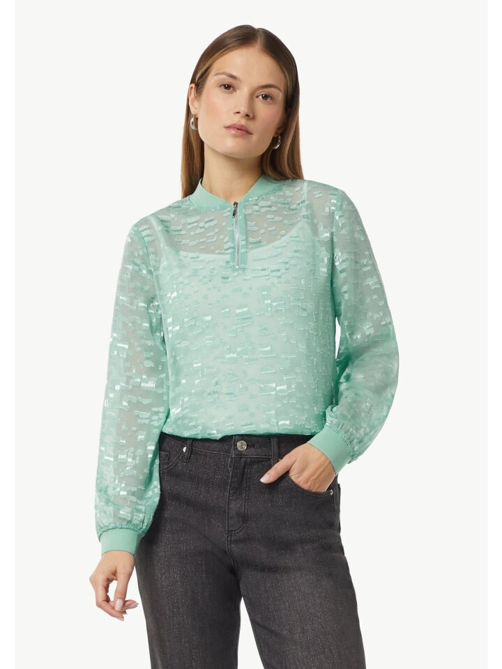 

Блуза comma CI Bluse langarm, бирюзовый