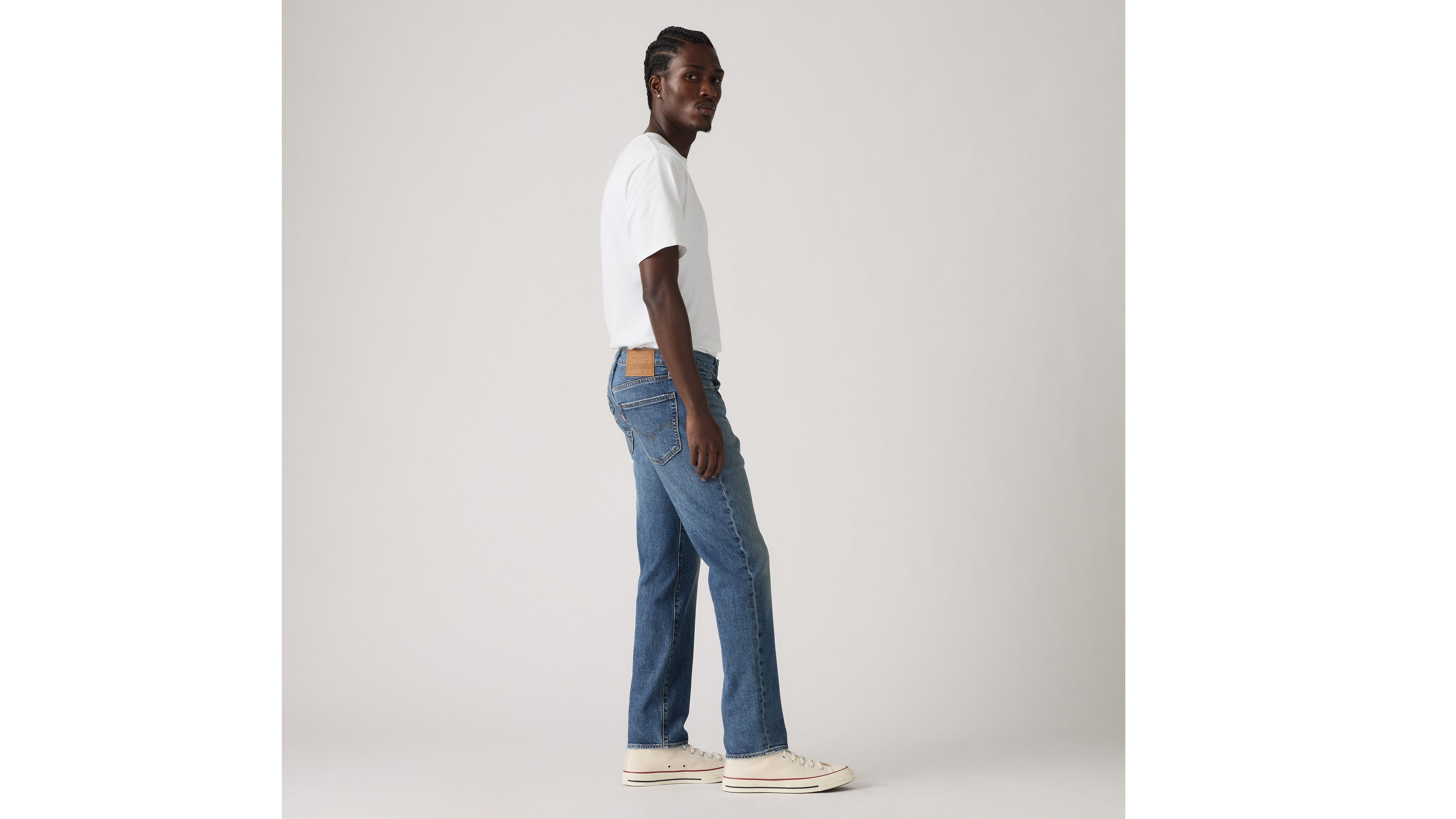 Мужские джинсы 502 Taper Fit Levi's, Denim Detour - Medium Wash — фото 4
