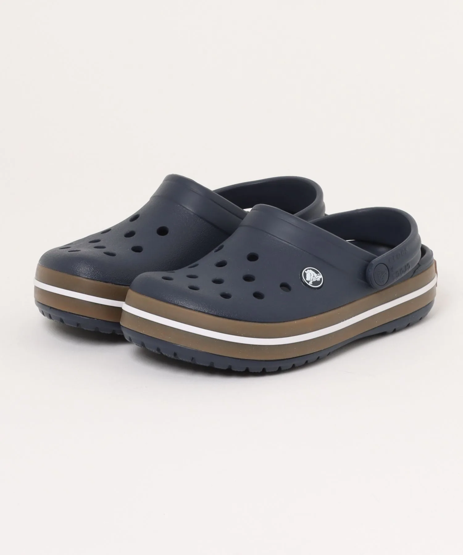 Унисекс сандалии Crocs Crocband Gum Clog тёмно-синие