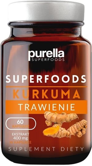 

Purella Superfoods, Куркума, Добавка , 60 капсул