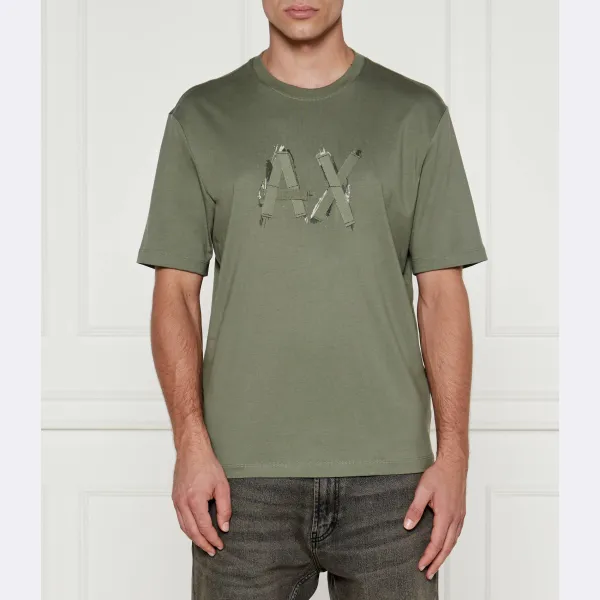 

Футболка стандартного кроя Armani Exchange, зеленый