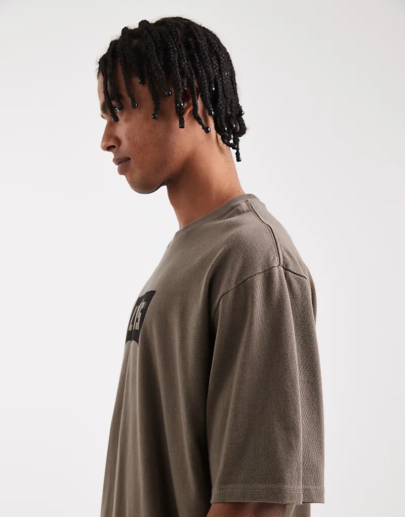 Футболка Levi's Vintage с короткими рукавами и логотипом в виде крыла летучей мыши цвета хаки — фото 4