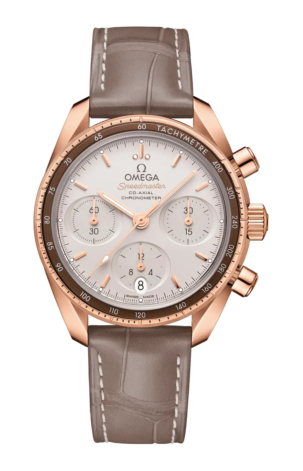 СПИДМАСТЕР 38 КО-АКСИАЛЬНЫЙ ХРОНОГРАФ 38 ММ - 324.63.38.50.02.003 OMEGA, золотой