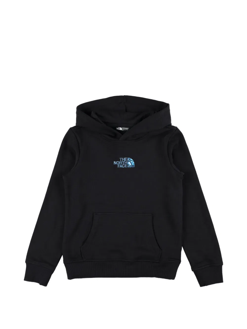 Толстовка с логотипом из флиса The North Face Kids, черный