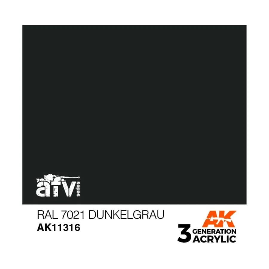 

RAL 7021 Дункельграу, 3rd Gen Acrylic - AFV