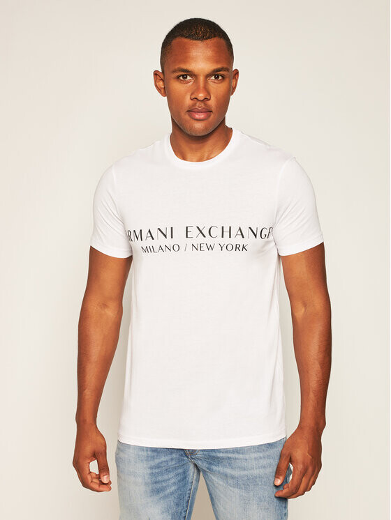 

Футболка узкого кроя Armani Exchange, белый